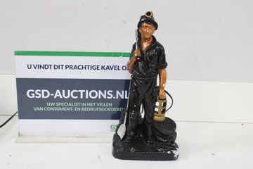 Afbeelding van Decoratieve Mijnwerker Tafellamp