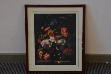 Afbeelding van Ingelijste poster: Stilleven met vaas