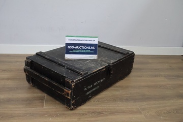 Afbeelding van Antieke houten transportkist