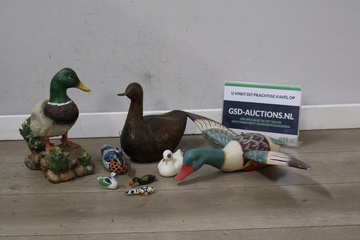 Afbeelding van Eenden beeldjes 8 stuks