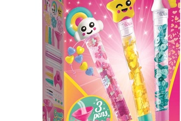 Afbeelding van Clementoni iDea-Glitterpennen-Knutselpakket vol Accessoires