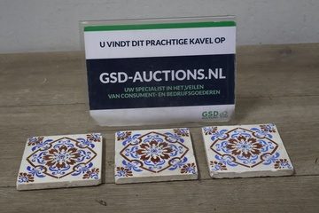 Afbeelding van Portugese keramische tegels 3 stuks'