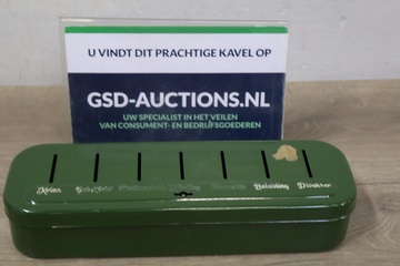Afbeelding van Vintage Groen Huishoud-Spaarblik van Brabantia