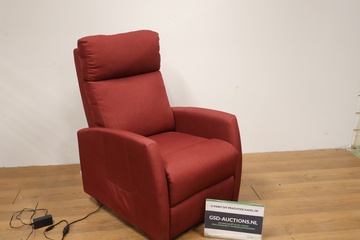 Afbeelding van Rode Elektrisch Verstelbare Relaxfauteuil van VidaXL