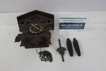 Afbeelding van Vintage Zwarte Woud-Stijl Koekoeksklok