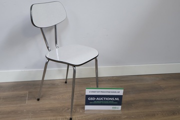 Afbeelding van Vintage Witte Formica Stoel