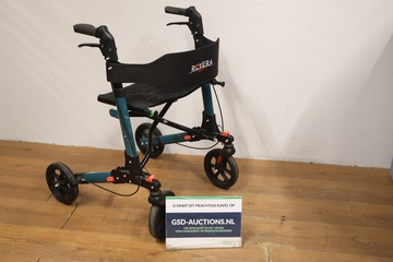 Afbeelding van Opvouwbare Blauw/Zwarte Rollator van Rovera