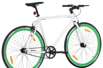 Afbeelding van Stadsfiets Wit Groen 55 CM B keuze*
