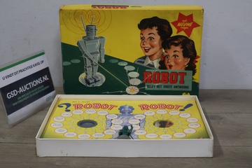 Afbeelding van Vintage Robot Geeft het Juiste Antwoord Spel