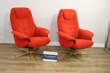 Afbeelding van Set van 2 Hjort Knudsen Fauteuils'