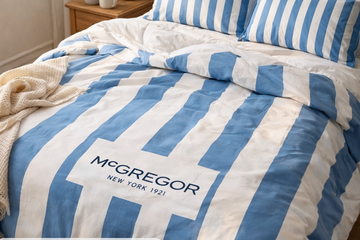 Afbeelding van McGregor dekbedovertrek Donkerblauw - 200x200/220