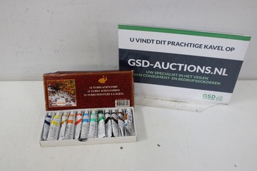 Afbeelding van Set van 12 Tubes Acrylverf'