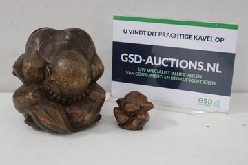 Afbeelding van Houten Yogiman beeldjes