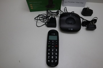 Afbeelding van Doro PhoneEasy 100W DECT Telefoon Zwart