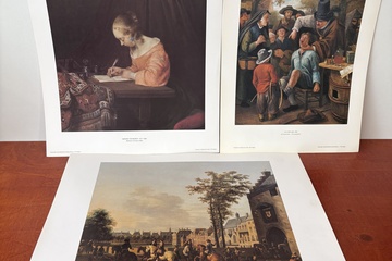 Afbeelding van Wereld bekende schilderij prints uit museum (*3)