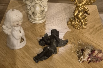 Afbeelding van Set van 5 engeltjes