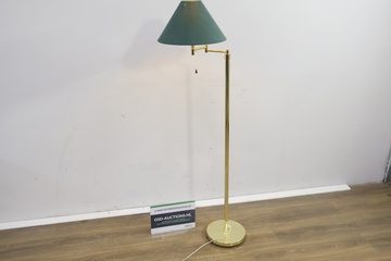 Afbeelding van Goudkleurige Vloerlamp met Dubbele Knik