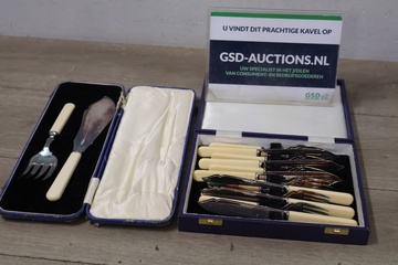 Afbeelding van Antiek (Vis)Bestekset