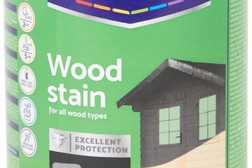 Afbeelding van 2x Beits -Antraciet Wood stain- 750 ML