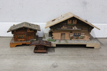 Afbeelding van Vintage Muziekhuisjes/Muziekdoosjes