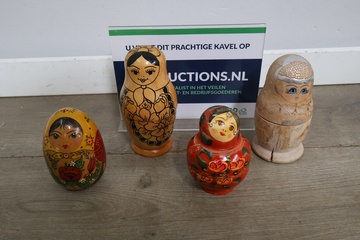 Afbeelding van Matroesjka-poppen 4 stuks