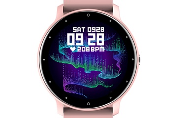 Afbeelding van J&G Smartwatch V70 – Roze | Ultra Dun, Comfortabel & Vol Fun