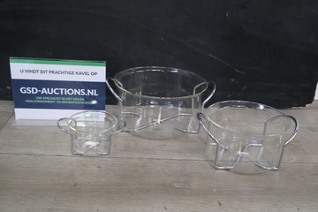 Afbeelding van Set van 3 Hot Pot Glazen van Bodum'