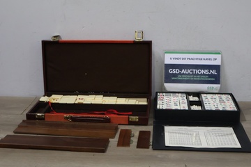 Afbeelding van Rummikub en mahjong set in koffers