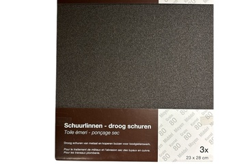 Afbeelding van 5x pak Master schuurlinnen 80 -droogschuren
