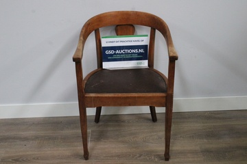 Afbeelding van Art Deco Stoel met Armleuningen