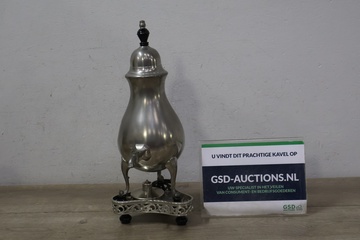 Afbeelding van Antieke tinnen kraantjeskan