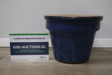 Afbeelding van Geglazuurde Aardewerk bloempot