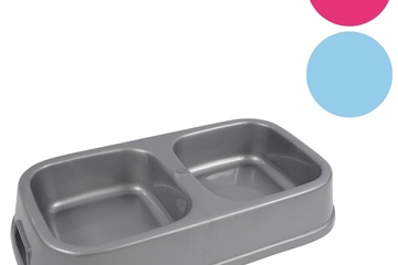 Afbeelding van Good Boy voerbak hond/kat duo 31 cm blauw