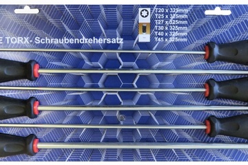 Afbeelding van 6-dlg. Extra lange Schroevendraaierset,TORX/T-Profil