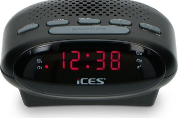 Afbeelding van Ices ICR-210 - Wekkerradio - Zwart