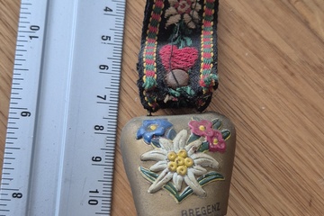 Afbeelding van souvenir-sleutelhanger uit Bregenz (Oostenrijk).