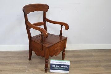 Afbeelding van Antiek Houten Potty Chair