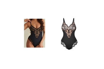 Afbeelding van Shapewear bodysuit zwart - bodystocking - maat L