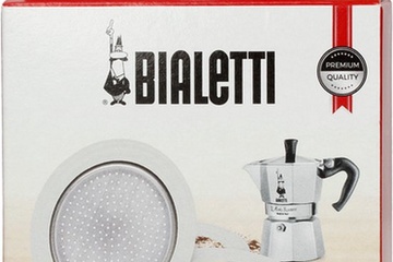 Afbeelding van Bialetti Moka Aluminium Filterplaatje + 3 Rubber Ringen