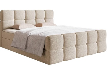 Afbeelding van Chloe boxspring bouclé met opbergruimte 180 x 200cm