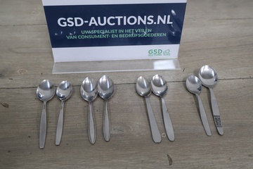 Afbeelding van Set van 8 Roestvrijstalen Theelepels'