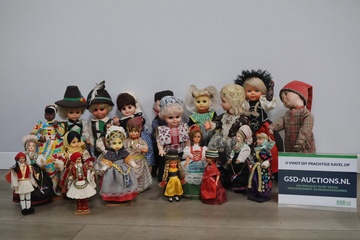 Afbeelding van Collectie van 22 Vintage Poppen