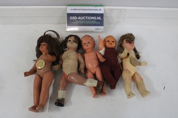 Afbeelding van Set van 5 Speelgoedpoppen