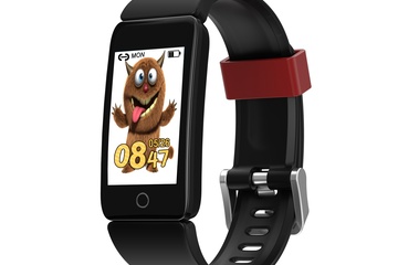 Afbeelding van Activiteiten Monitor voor KIDS. Kleur: Zwart. Sportuitvoering met USB laadstick