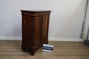 Afbeelding van Antieke houten biedermeier penantkast