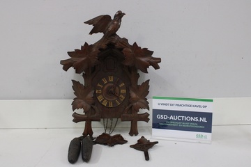 Afbeelding van Vintage Houten Koekoeksklok