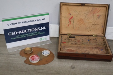 Afbeelding van Houten Kunstschilderskistje