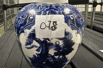 Afbeelding van 078. Delftsblauwe vaas