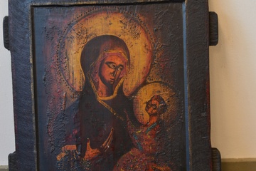 Afbeelding van Fraaie icoon: Moeder en Kind.