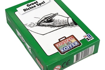 Afbeelding van volle doos Reisspel voor in de koffer – Groot Dictee Spel